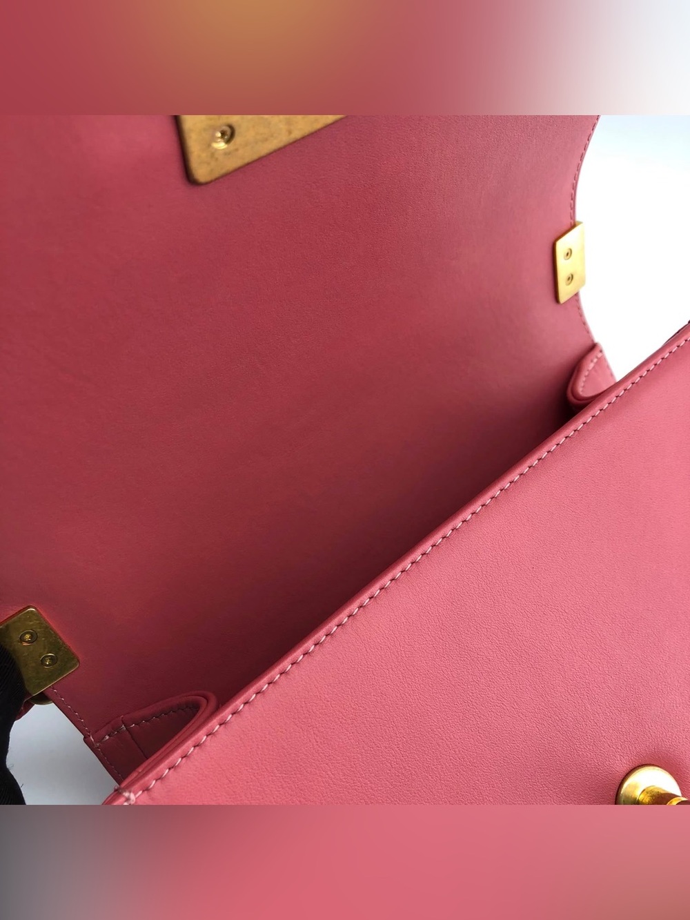 Chanel Leboy Small Lambskin Pink GHW - Picture 11 of 16